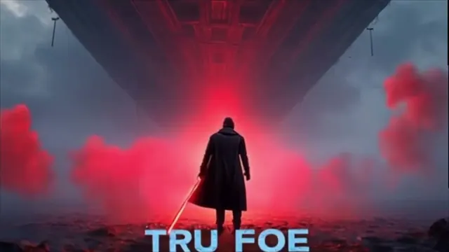 Til I Shine cover: a figure in a long coat walking into red smoke