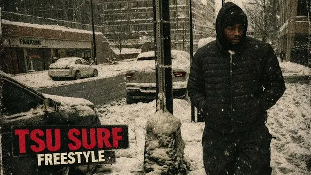 Unbothered cover: Tru Foe in a black puffer on a snowy street